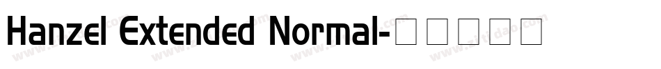 Hanzel Extended Normal字体转换
